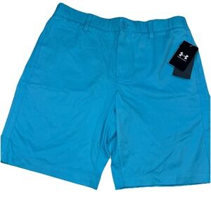 NWT Under Armour ISO Chill Stretch Men's Golf Shorts Sz 34 Chill Blue